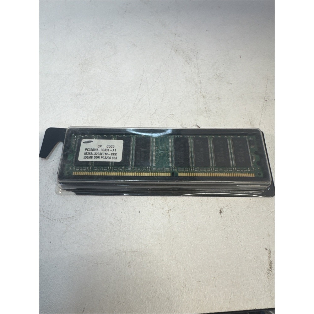 Samsung PC3200U-30331-A1 256MB DDR PC3200 CL3 PC Memory